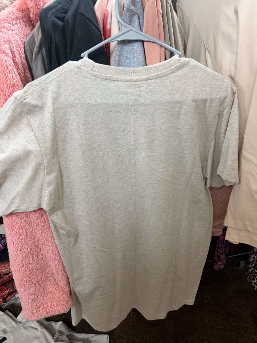 Simply Southern Light Gray Tee with Orange Fall Graphics - Picture 2 of 2